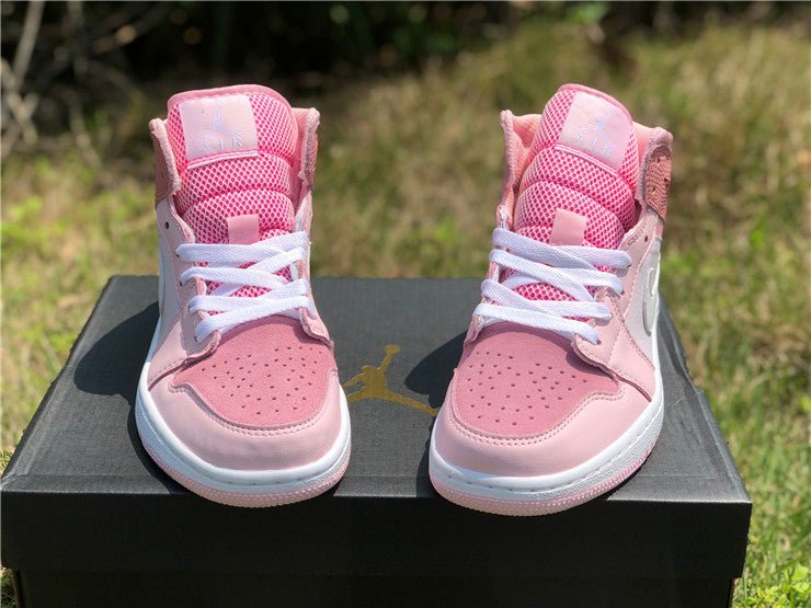 Air jordan 1 mid women's hot sale digital pink