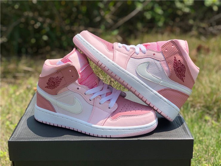 Air jordan 1 mid women's store digital pink