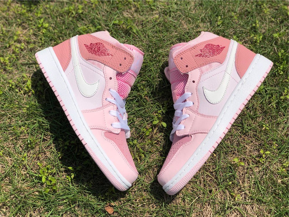 Air jordan 1 mid women's best sale digital pink