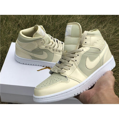 JORDAN 1 MID x GOOSE FEATHER YELLOW - Prime Reps