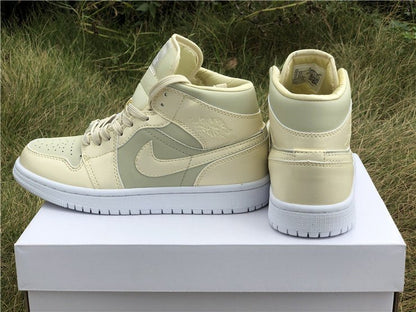 JORDAN 1 MID x GOOSE FEATHER YELLOW - Prime Reps