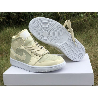 JORDAN 1 MID x GOOSE FEATHER YELLOW - Prime Reps