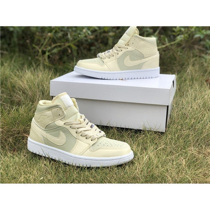 JORDAN 1 MID x GOOSE FEATHER YELLOW - Prime Reps