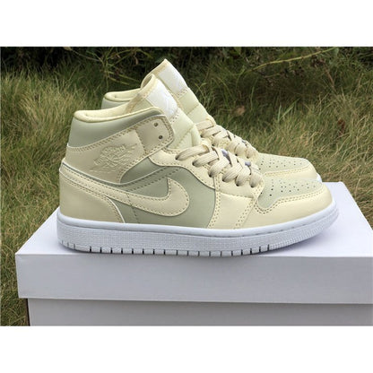 JORDAN 1 MID x GOOSE FEATHER YELLOW - Prime Reps