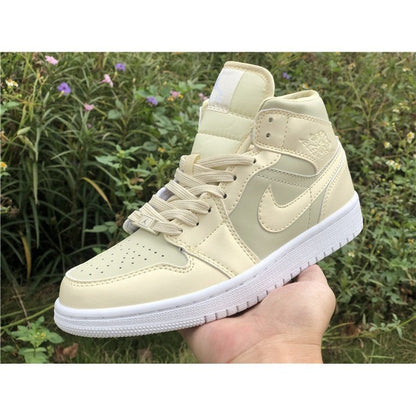 JORDAN 1 MID x GOOSE FEATHER YELLOW - Prime Reps