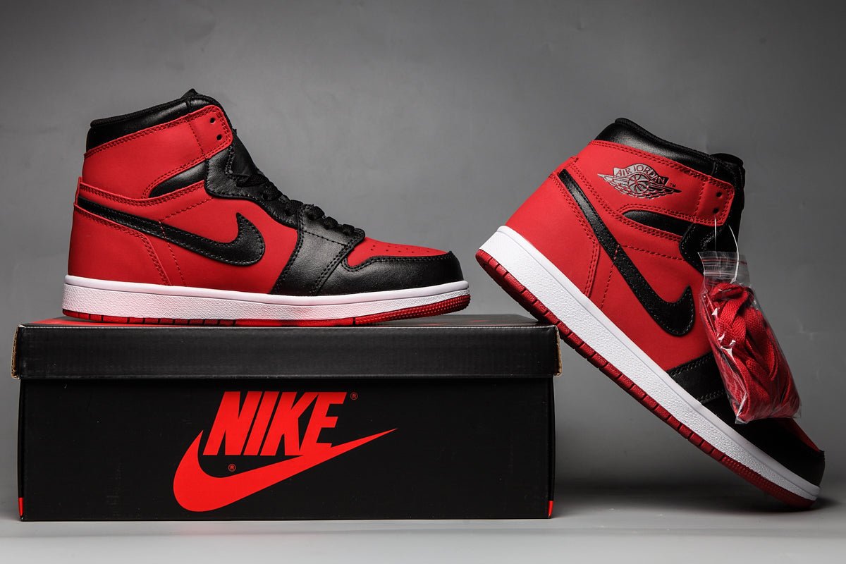 Jordan 1s best sale mid red