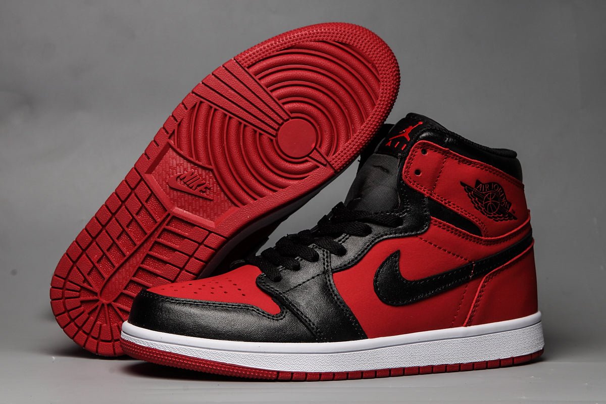 Jordan 1 mid on sale gym red black