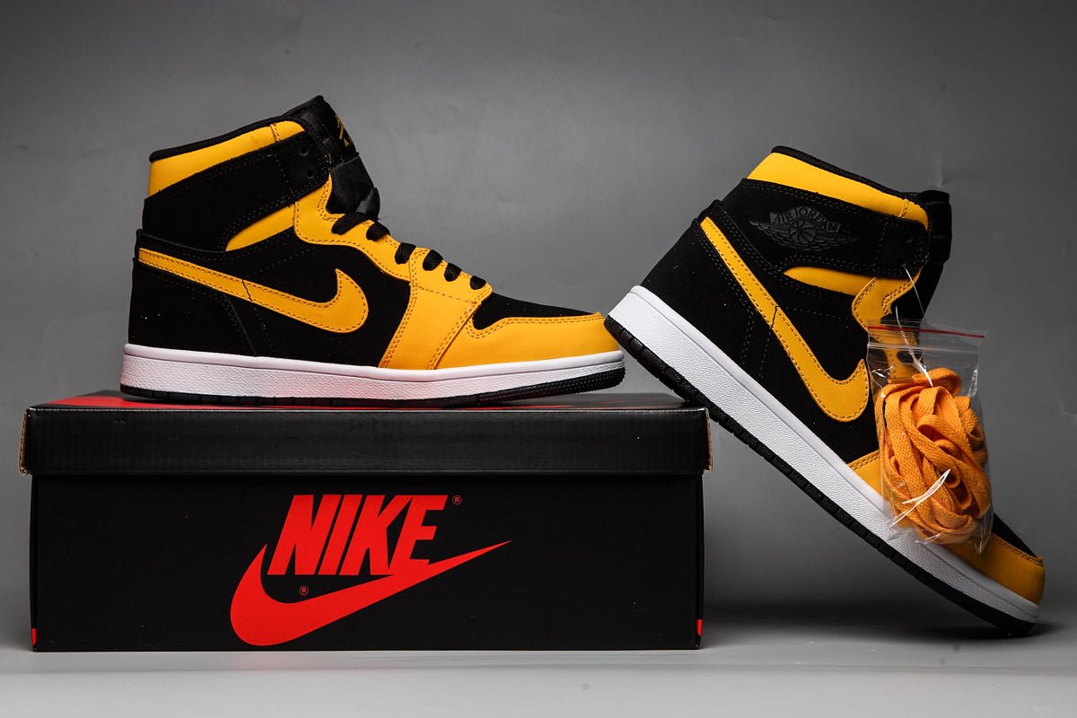 Black and yellow outlet jordan 1 new love