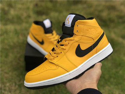 JORDAN 1 MID x UNIVERSITY GOLD BLACK - Prime Reps