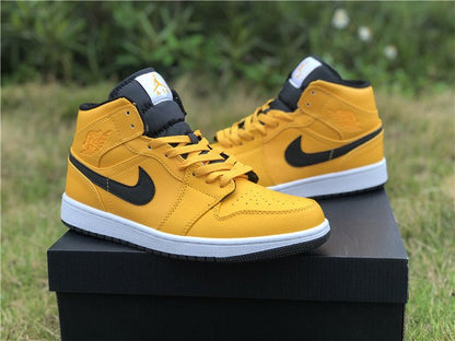 JORDAN 1 MID x UNIVERSITY GOLD BLACK - Prime Reps