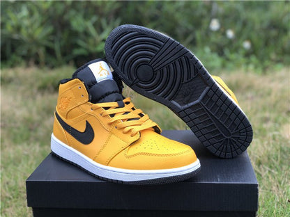 JORDAN 1 MID x UNIVERSITY GOLD BLACK - Prime Reps