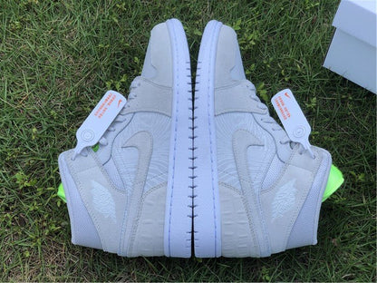 JORDAN 1 MID x VAST GREY GHOST GREEN - Prime Reps