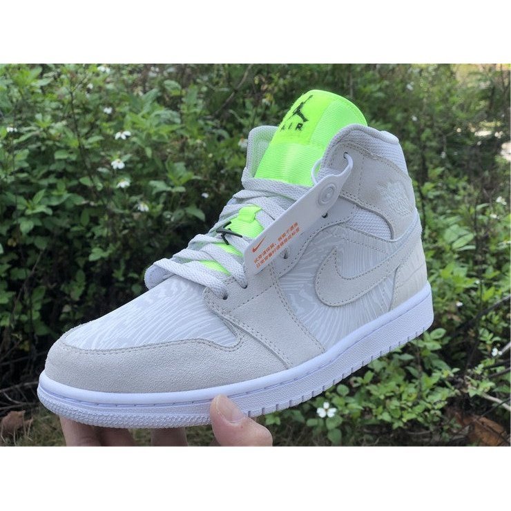 JORDAN 1 MID x VAST GREY GHOST GREEN