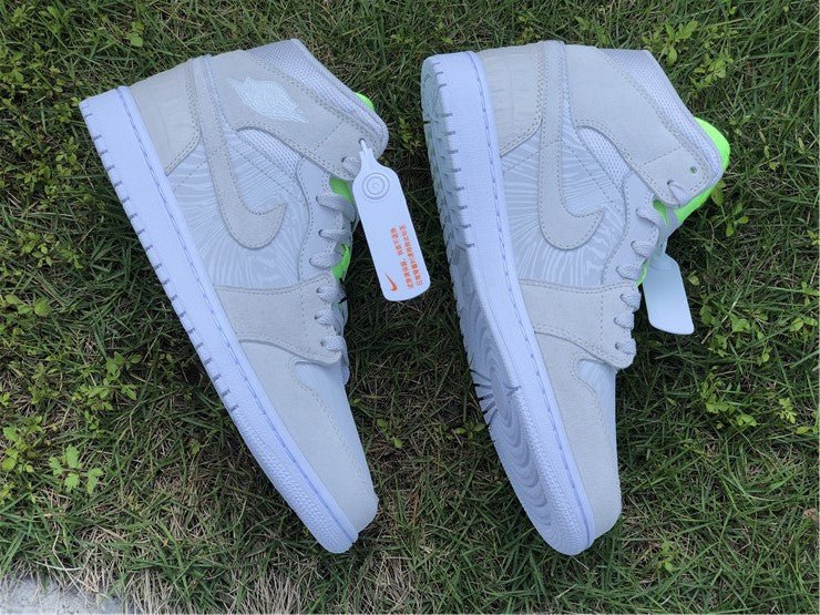 JORDAN 1 MID x VAST GREY GHOST GREEN