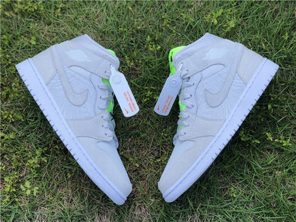 JORDAN 1 MID x VAST GREY GHOST GREEN - Prime Reps