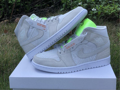 JORDAN 1 MID x VAST GREY GHOST GREEN - Prime Reps