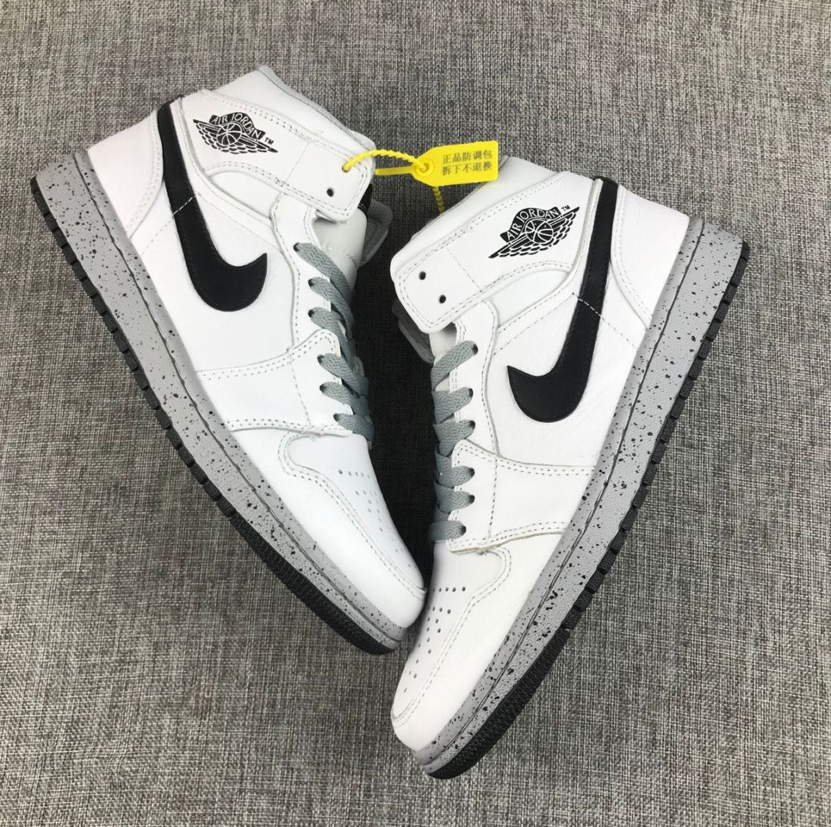 JORDAN 1 MID x WHITE CEMENT