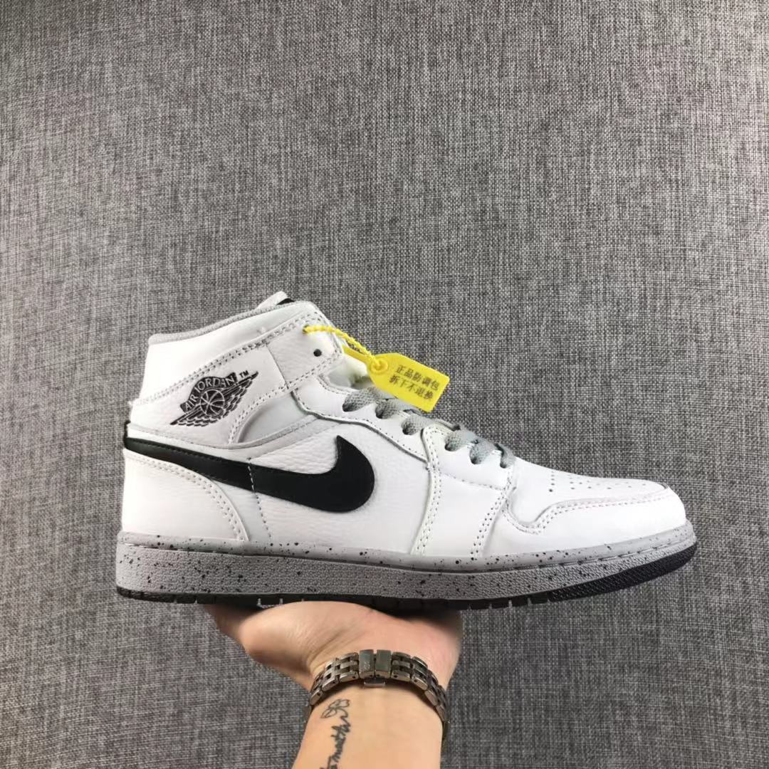 JORDAN 1 MID x WHITE CEMENT