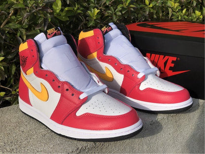 JORDAN 1 RETRO HIGH OG x LIGHT FUSION RED - Prime Reps