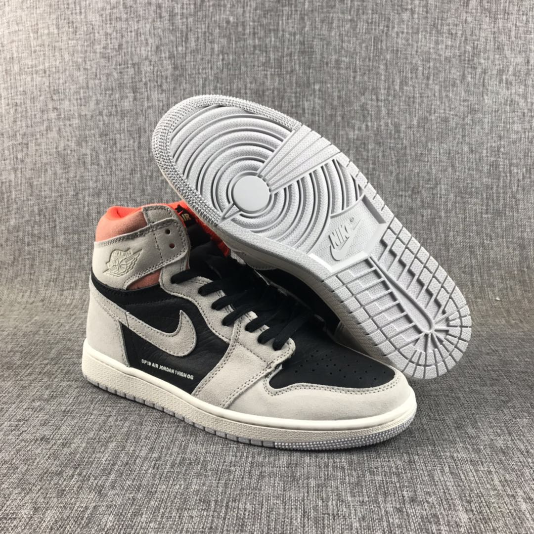 Air jordan 1 retro high hot sale og neutral grey hyper crimson