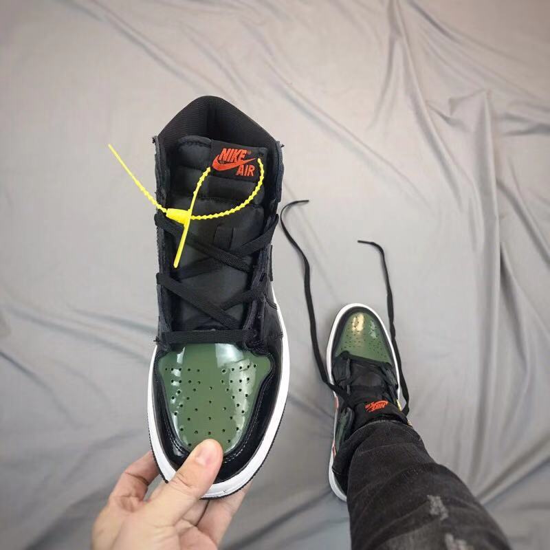 Jordan 1 retro high solefly art basel black on sale