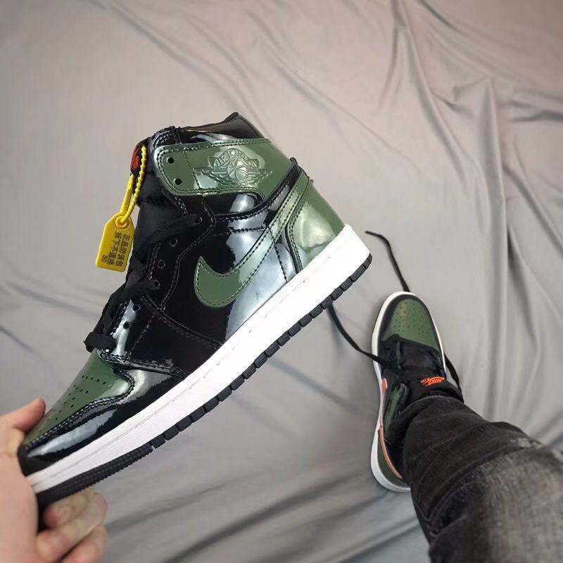 Jordan 1 retro high cheap solefly art basel black