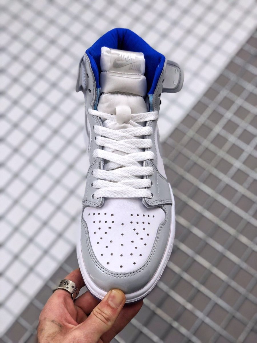 JORDAN 1 RETRO HIGH x ZOOM WHITE RACER BLUE