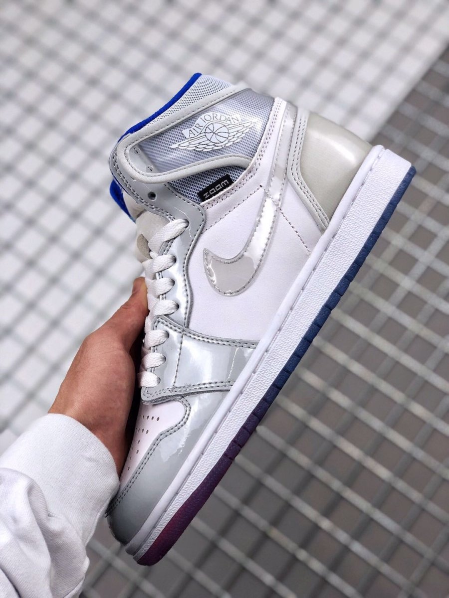 JORDAN 1 RETRO HIGH x ZOOM WHITE RACER BLUE