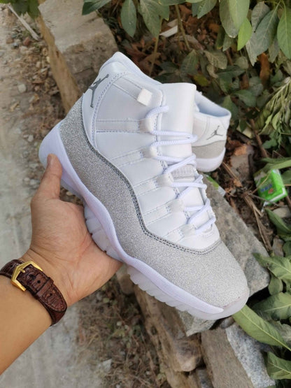 JORDAN 11 RETRO x WHITE METALLIC SILVER - Prime Reps