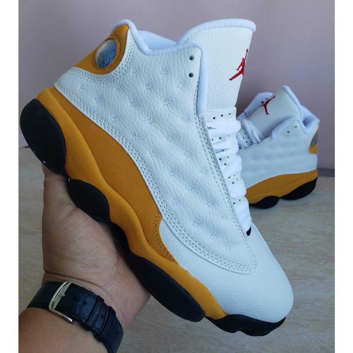 JORDAN 13 RETRO x WHITE ORANGE - Prime Reps