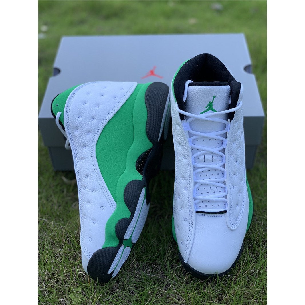 JORDAN 13 x WHITE LUCKY GREEN