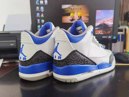 JORDAN 3 RETRO x RACER BLUE - Prime Reps