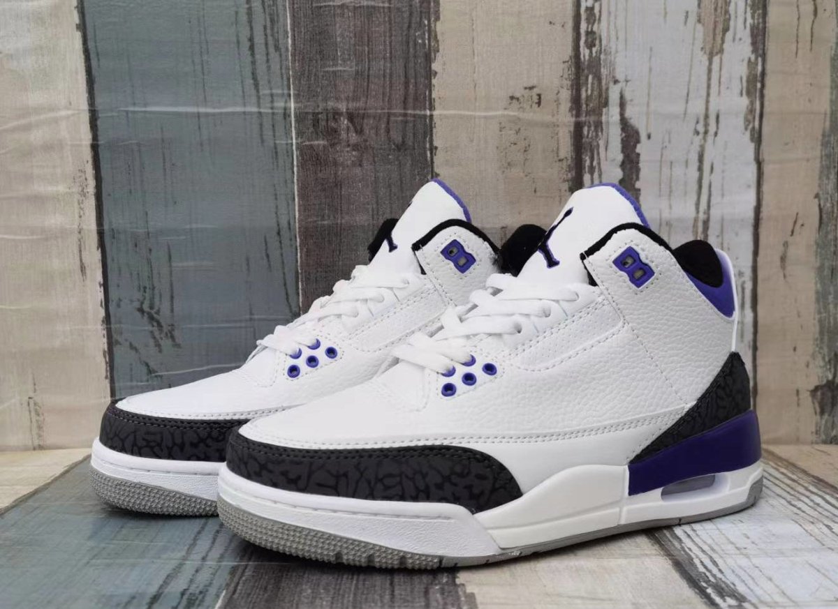 JORDAN 3 x DARK IRIS - Prime Reps