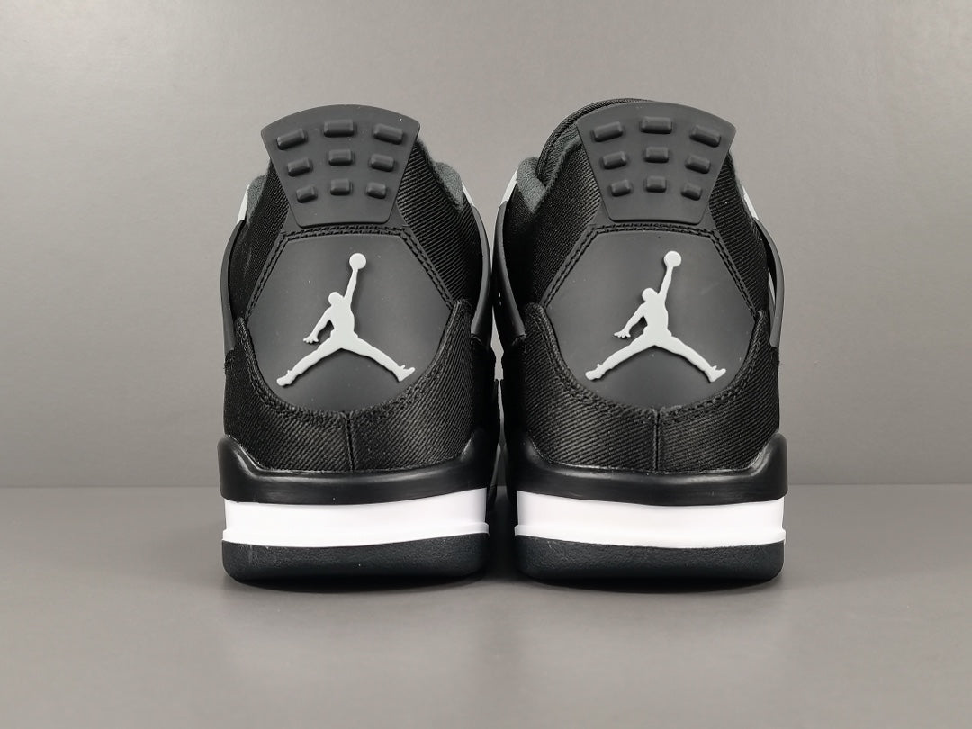 JORDAN 4 x BLACK CANVAS