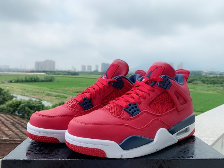 Retro 4 cheap fiba gym red