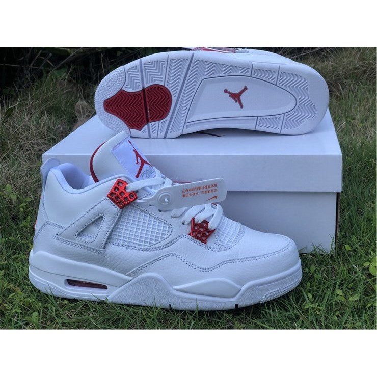 Air jordan 4 womens on sale red