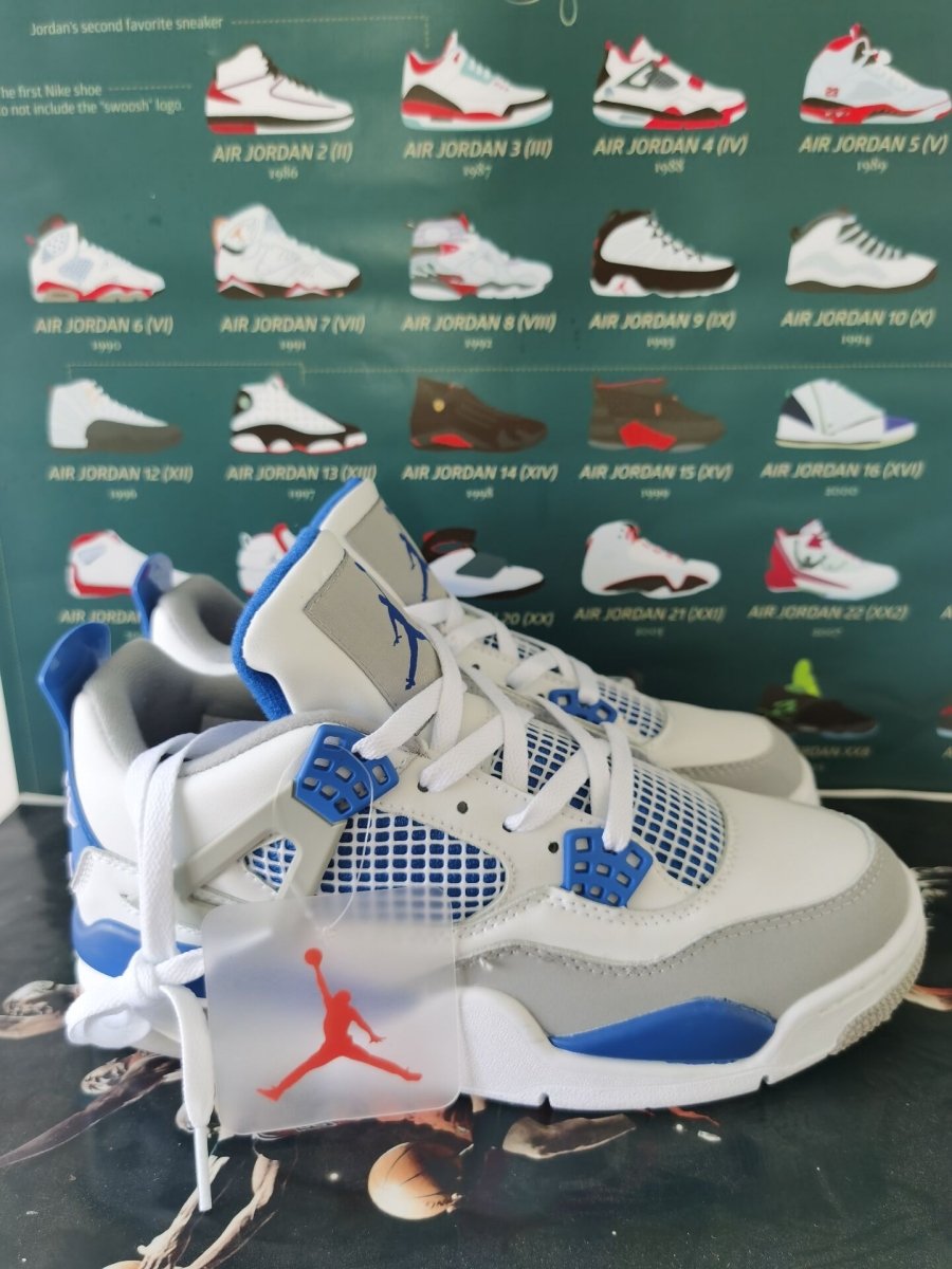 JORDAN 4 x MILITARY BLUE