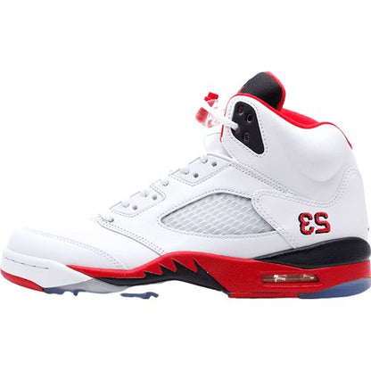 JORDAN 5 RETRO x FIRE RED SILVER TONGUE - Prime Reps