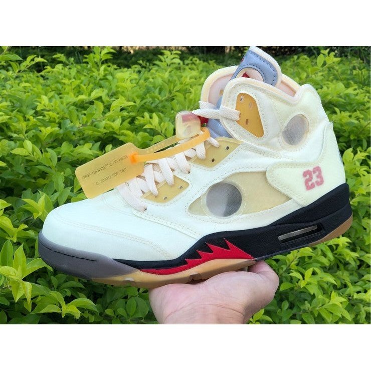 Air jordan v on sale white