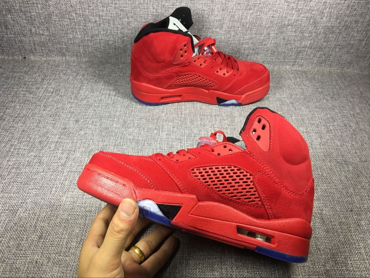 JORDAN 5 RETRO x RED SUEDE