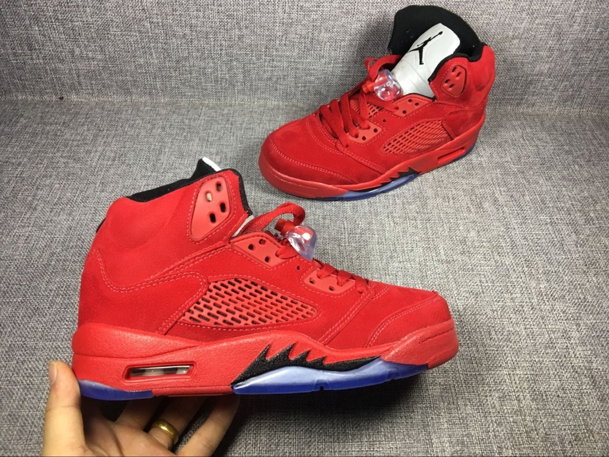 JORDAN 5 RETRO x RED SUEDE