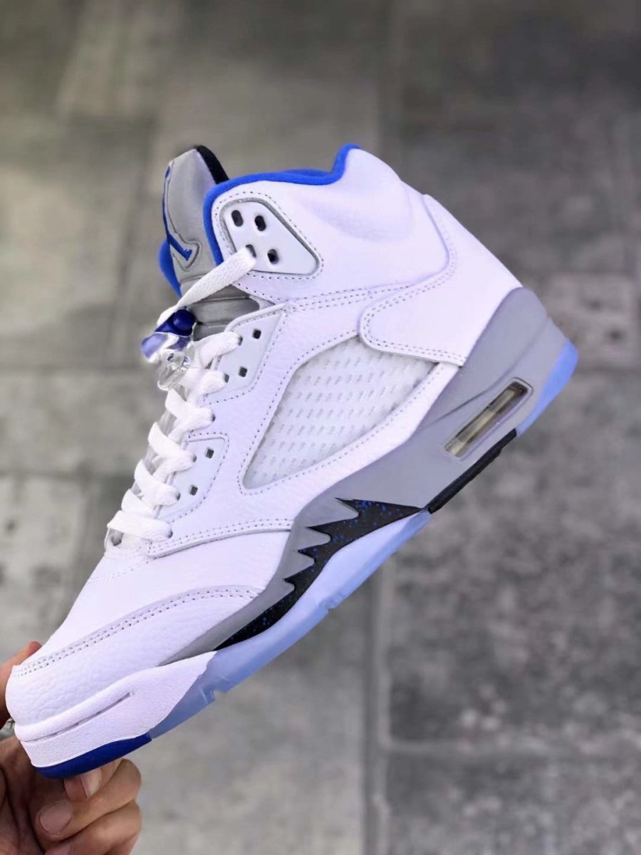 JORDAN 5 RETRO x WHITE STEALTH