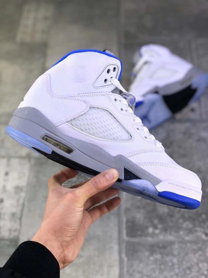 JORDAN 5 RETRO x WHITE STEALTH - Prime Reps