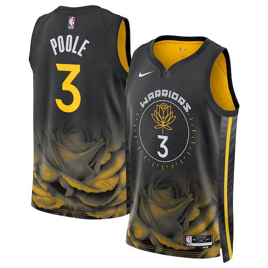 JORDAN POOLE GOLDEN STATE WARRIORS 2022-23 CITY EDITION JERSEY - Prime Reps