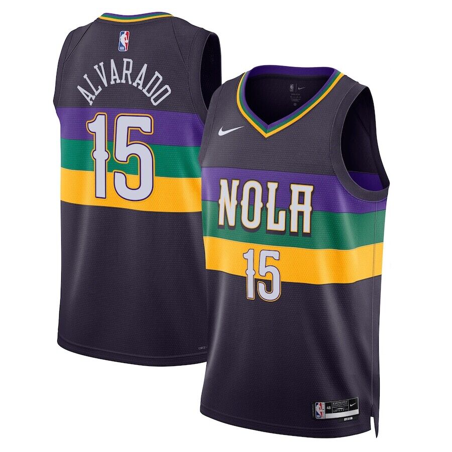 JOSE ALVARADO NEW ORLEANS PELICANS 2022-23 CITY EDITION JERSEY - Prime Reps