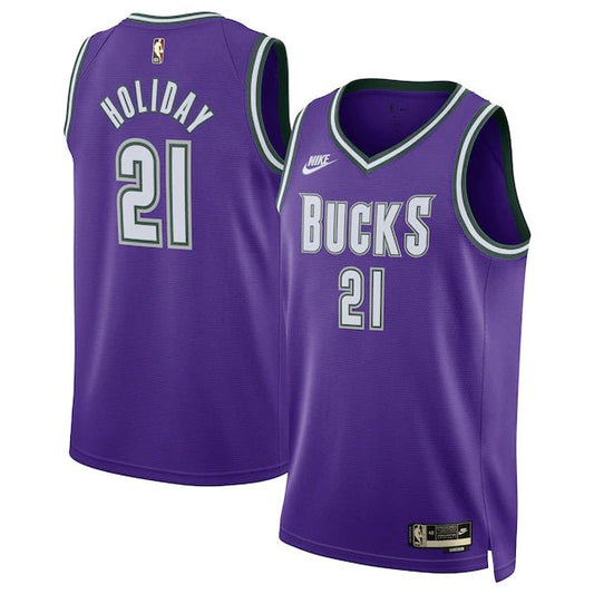 JRUE HOLIDAY MILWAUKEE BUCKS 2022-23 CLASSIC JERSEY - Prime Reps