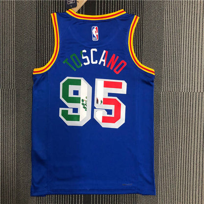 JUAN TOSCANO-ANDERSON GOLDEN STATE WARRIORS 75TH ANNIVERSARY "MEXICO" EDITION JERSEY - Prime Reps