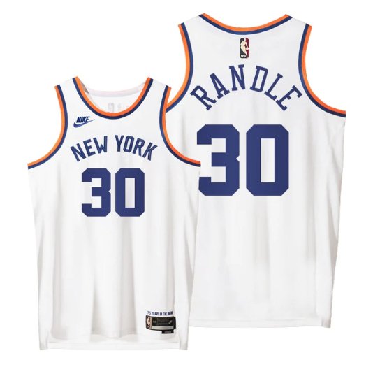 JULIUS RANDLE NEW YORK KNICKS 75TH ANNIVERSARY JERSEY - Prime Reps