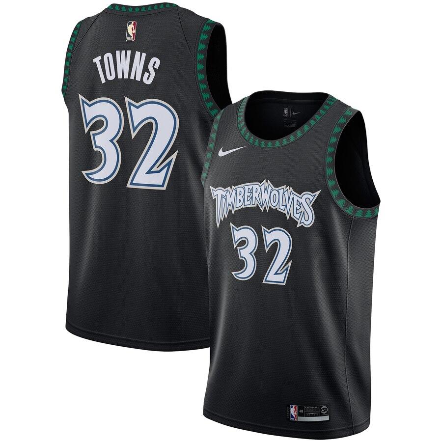 KARL-ANTHONY TOWNS MINNESOTA TIMBERWOLVES THROWBACK JERSEY - Prime Reps