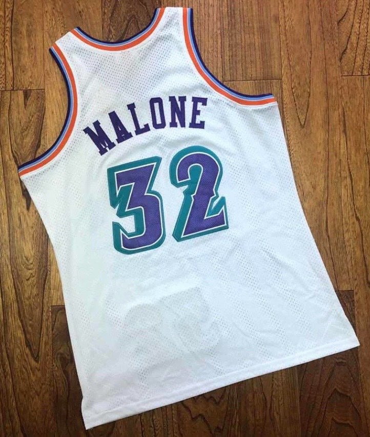 KARL MALONE UTAH JAZZ THROWBACK JERSEY - Prime Reps